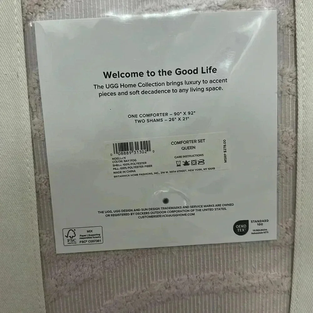 Ugg Noellan Queen Comforter Set